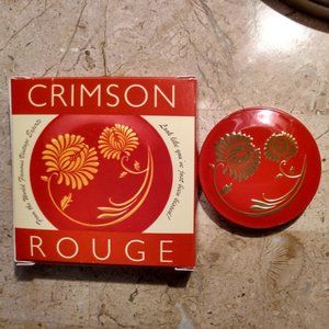 Besame Crimson Rouge Vintage Inspired Cream Rouge for Cheek and Lip .26 oz
